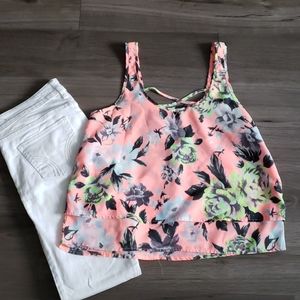 Floral Layered Tank Top